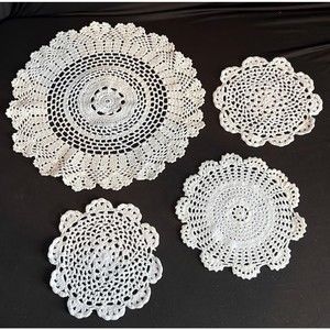 Doilies - Handmade - Set of 4